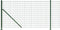 vidaXL - Gaashek - met - flens - 1x10 - m - groen
