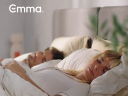 Emma Sleep 22 Lite Hybrid Matras - 160 x 200 cm - Medium - 7-zone pocketvering - Zwart/Wit