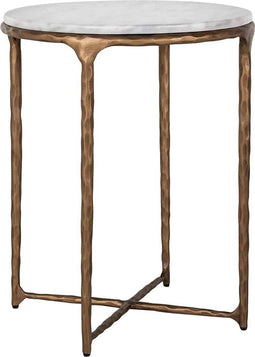 Richmond Interiors Bijzettafel Steel Smith brass 50Ø (Brushed Gold)