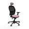 Jorquera Piqueras y Crespo 2D036G1 - Bureaustoel met hoofdsteun - Verstelbare hoogte en armleuning - Roze