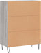 vidaXL - Dressoir - 69,5x34x90 - cm - bewerkt - hout - grijs - sonoma - eikenkleurig