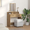 vidaXL - Make-uptafel - met - Lade - - - Artisan - Eiken - - - 79x41x140 - cm