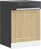 vidaXL - Vaatwaspaneel - Porto - 60x1,5x67 - cm - bewerkt - hout - sonoma - eikenkleur
