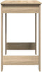 vidaXL - Bureau - 100x45x75 - cm - bewerkt - hout - sonoma - eikenkleurig