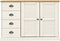 vidaXL - Dressoir - met - lades - VIGO - 113x40x75 - cm - massief - grenenhout - wit