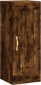 vidaXL - Wandkast - 34,5x34x90 - cm - bewerkt - hout - gerookt - eikenkleurig