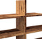 vidaXL - Wandschap - 124,5x18x60,5 - cm - bewerkt - hout - oud - houtkleurig