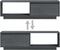 vidaXL - Tv-meubel - 110x30x33,5 - cm - massief - grenenhout - grijs