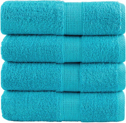 vidaXL - Gastendoekjes - SOLUND - 4 - st - 600 - g/m² - 30x50 - cm - turquoise