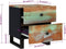 vidaXL - Nachtkastje - 40x33x46 - cm - massief - gerecycled - hout