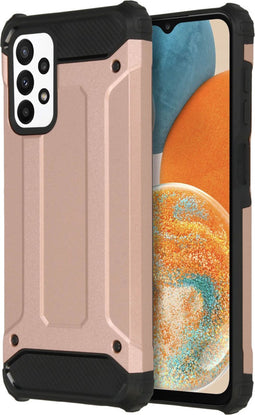 iMoshion Hoesje Geschikt voor Samsung Galaxy A23 (5G) Hoesje - iMoshion Rugged Xtreme Backcover - Rosé Goud