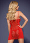 Heartina Negligé Met String - Rood