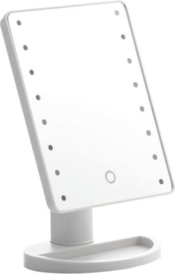 Make-up Spiegel met LED verlichting - draadloos - 16 LED lampen - scheerspiegel - cosmeticaspiegel - schoonheidsspiegel - badkamer spiegel - makeup - make up -