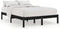 vidaXL - Bedframe - massief - grenenhout - zwart - 120x200 - cm