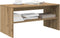 vidaXL - Tv-meubel - 80x40x40 - cm - bewerkt - hout - artisanaal - eikenkleur