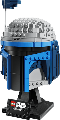 LEGO Star Wars - Jango Fett helm - 616 onderdelen - bouwbare standaard met naamplaatje