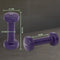 Tunturi Dumbbell set - 2 x 1 kg - Vinyl - Paars - Incl. gratis fitness app (2 stuks)