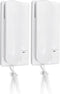 SCS SENTINEL - AudioKit DUO - Bekabelde audio-intercom - 2 audio-handsets - Regelbaar volume - Wit (2 stuks)