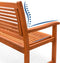 Casaria Tuinbank - Eucalyptushout 120x60x90cm - FSC®-gecertificeerd