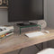 vidaXL - Tv-meubel/monitorverhoger - transparant - 40x25x11 - cm - glas