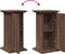 vidaXL - Sokkel - met - opbergruimte - 31x30x60 - cm - bewerkt - hout - bruin - eiken