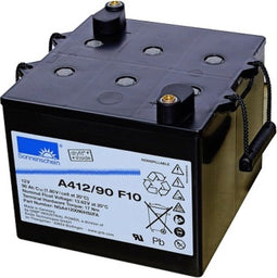 Exide Sonnenschein Dryfit A412 / 90F10 loodbatterij met M10-schroefaansluiting 12V, 90000mAh
