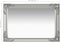 vidaXL - Wandspiegel - barok - stijl - 60x40 - cm - zilverkleurig