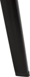 Alterego Armada - Zwart Fluweel - Met Armleuningen - 59x54x80cm