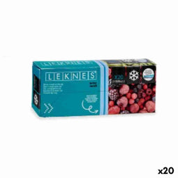 Set van herbruikbare zakjes voor voedingsmiddelen Leknes 190939000478 Blauw Polyethyleen 17 x 25...