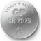 GP CR2025 - Knoopcel batterij - 3V 160 mAh - 20mm x 2,5mm