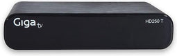 TvTech GigaTV HD250 T Kabel Volledige HD Zwart TV set-top box