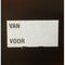 Klika - Etiket 3719 wit afnm.br VAN VOOR / 25rl - 3 stuks
