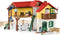 Schleich FARM WORLD - Speelfigurenset - Grote Boerderij met Stal en Dieren - 52 Onderdelen