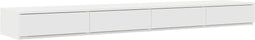vidaXL - Witte - Lade - voor - Onder - Het - Bed, - 180x36,5x16,5 - cm, - Gemaakt - van - Gelaagd - Hout