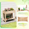 Coast Houten Verhoogde Tuinbak - Ergonomische Plantenbak met Opbergrek - 81 x 38 x 77 cm - Natuurlijk Sparrenhout