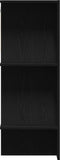 vidaXL - Hal - - kast - Zwart - Eiken - 97,5x37x99 - cm - Engineered - Wood