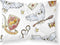 Kussensloop Harry Potter Hedwig 30 x 50 cm