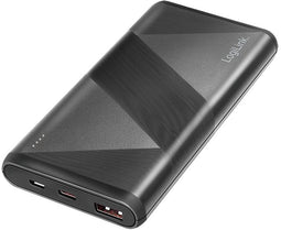 LogiLink PA0275 - Powerbank 10000 mAh - Quick Charge 3.0 & USB PD 2.0 - Zwart