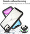 iMoshion Hoesje Geschikt voor iPhone 11 Hoesje - iMoshion 360° Full Protective Case - Zwart / Transparant