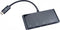 V7 V7UC3U-HUB-BLK-1E - USB-C naar 5-in-1 Hub - 3x USB 3.2 type-A - Zwart
