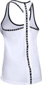Under Armour UA Knockout Tank - Dames Sporttop - Fitness & Training - Wit - Maat S