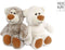 Take Me Home Knuffel Pluche - Beer met Hart, 21cm