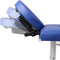 vidaXL - Massagetafel - inklapbaar - met - aluminium - frame - (vier - delen - / - blauw)