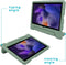 iMoshion Tablet Hoes Kinderen Geschikt voor Samsung Galaxy Tab A8 (2021/2022) - iMoshion Kidsproof Backcover met handvat - Olijfgroen /Olive Green