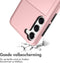 imoshion Hoesje Geschikt voor Samsung Galaxy S23 Hoesje - Ruimte voor 2 pasjes - imoshion Backcover met pasjeshouder - Rosé Goud