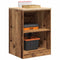 vidaXL - Garagekast - 60x51x85 - cm - massief - grenenhout - oud - hout