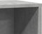 vidaXL - Kattenbakkast - 80x50x45 - cm - bewerkt - hout - betongrijs