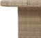 Tuintafel 80x80x71 cm poly rattan en acaciahout beige