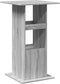 vidaXL - Bartafel - met - opbergruimte - 60x60x102 - cm - hout - grijs - sonoma - eiken