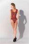 Printed Datex body rode strepen - S